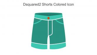 Dsquared2 Shorts Colored Icon In Powerpoint Pptx Png And Editable Eps Format