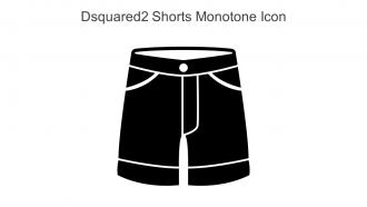 Dsquared2 Shorts Monotone Icon In Powerpoint Pptx Png And Editable Eps Format