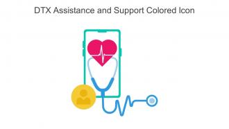 DTX Assistance And Support Colored Icon In Powerpoint Pptx Png And Editable Eps Format