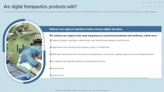DTx Enablers Are Digital Therapeutics Products Safe