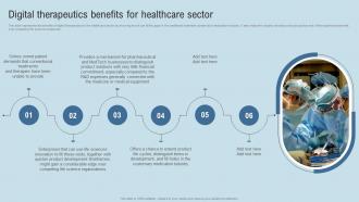 DTx Enablers Digital Therapeutics Benefits For Healthcare Sector