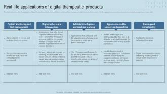 DTx Enablers Real Life Applications Of Digital Therapeutic Products
