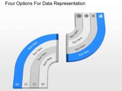 Du four options for data representation powerpoint template