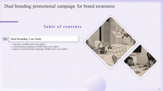 Dual Branding Promotional Campaign For Brand Awareness Branding CD V