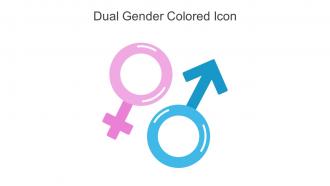 Dual Gender Colored Icon In Powerpoint Pptx Png And Editable Eps Format