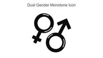 Dual Gender Monotone Icon In Powerpoint Pptx Png And Editable Eps Format