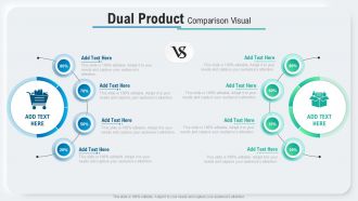 Dual Product Comparison Visual Infographic Powerpoint Template Dual Product Comparison Visual Infographic Powerpoint Template