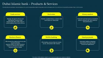 Dubai Islamic Bank Products And Services Profit And Loss Sharing Pls Banking Fin SS V