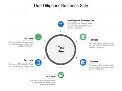 Due diligence business sale ppt powerpoint presentation professional pictures cpb