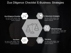 Due diligence checklist e business strategies brand strategy cpb