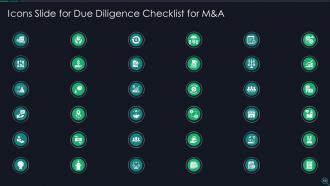 Due Diligence Checklist For M And A Powerpoint Presentation Slides
