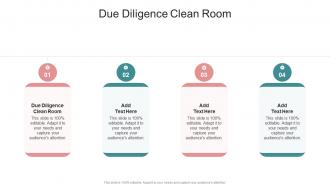 Due Diligence Clean Room In Powerpoint And Google Slides Cpb
