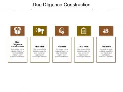 Due diligence construction ppt powerpoint presentation styles layout ideas cpb