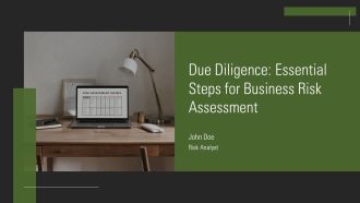 Due Diligence Essential Steps For Business Risk Assessment PPT Information AT