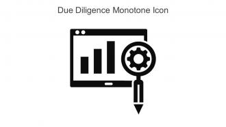 Due Diligence Monotone Icon In Powerpoint Pptx Png And Editable Eps Format