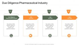 Due Diligence Pharmaceutical Industry In Powerpoint And Google Slides Cpb