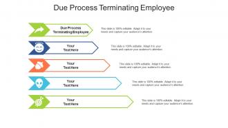 Due process terminating employee ppt powerpoint presentation files cpb