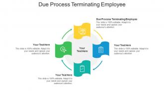 Due process terminating employee ppt powerpoint presentation infographic template clipart cpb