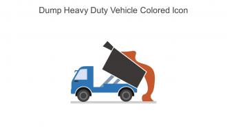 Dump Heavy Duty Vehicle Colored Icon In Powerpoint Pptx Png And Editable Eps Format