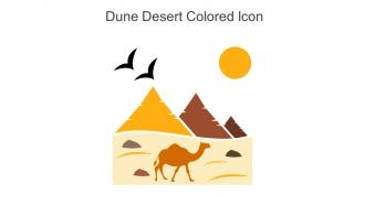 Dune Desert Colored Icon In Powerpoint Pptx Png And Editable Eps Format