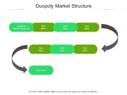Duopoly market structure ppt powerpoint presentation portfolio templates cpb