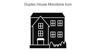 Duplex House Monotone Icon In Powerpoint Pptx Png And Editable Eps Format