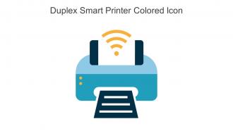 Duplex Smart Printer Colored Icon In Powerpoint Pptx Png And Editable Eps Format