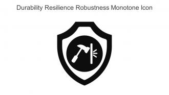 Durability Resilience Robustness Monotone Icon In Powerpoint Pptx Png And Editable Eps Format