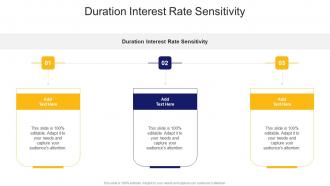 Duration Interest Rate Sensitivity In Powerpoint And Google Slides Cpb