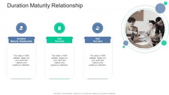 Duration Maturity Relationship In Powerpoint And Google Slides Cpb