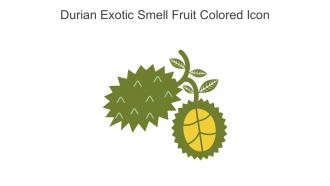 Durian Exotic Smell Fruit Colored Icon In Powerpoint Pptx Png And Editable Eps Format