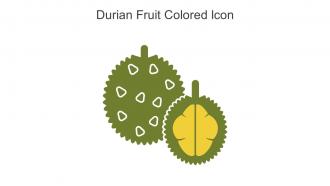 Durian Fruit Colored Icon In Powerpoint Pptx Png And Editable Eps Format