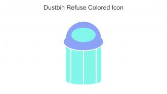 Dustbin Refuse Colored Icon In Powerpoint Pptx Png And Editable Eps Format