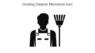 Dusting Cleaner Monotone Icon In Powerpoint Pptx Png And Editable Eps Format