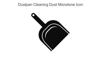 Dustpan Cleaning Dust Monotone Icon In Powerpoint Pptx Png And Editable Eps Format