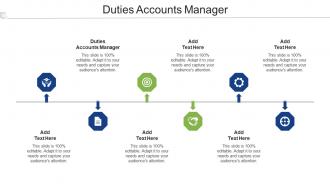 Duties Accounts Manager Ppt Powerpoint Presentation Pictures Templates Cpb