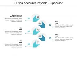 Duties accounts payable supervisor ppt powerpoint presentation model background image cpb