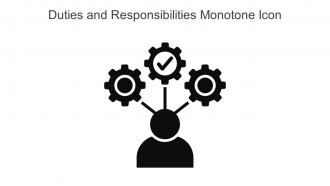 Duties And Responsibilities Monotone Icon In Powerpoint Pptx Png And Editable Eps Format