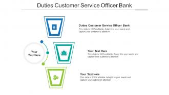 Duties customer service officer bank ppt powerpoint presentation portfolio introduction cpb
