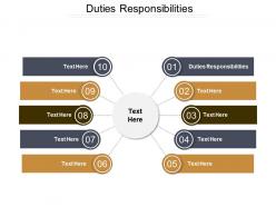 Duties responsibilities ppt powerpoint presentation gallery diagrams cpb