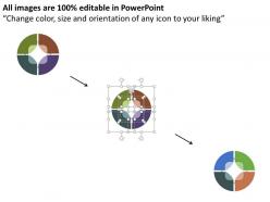 94132706 style circular loop 4 piece powerpoint presentation diagram infographic slide