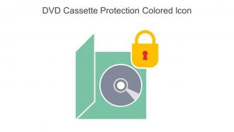 Dvd Cassette Protection Colored Icon In Powerpoint Pptx Png And Editable Eps Format