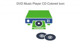 DVD Music Player CD Colored Icon In Powerpoint Pptx Png And Editable Eps Format