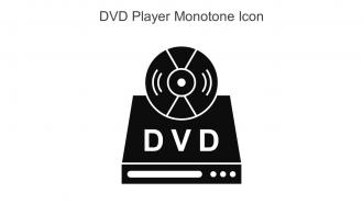 DVD Player Monotone Icon In Powerpoint Pptx Png And Editable Eps Format