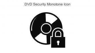 DVD Security Monotone Icon In Powerpoint Pptx Png And Editable Eps Format