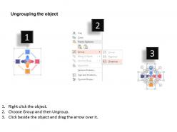 Dw four staged modern tag diagram flat powerpoint design