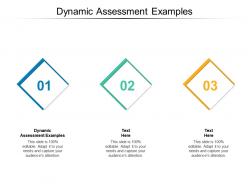 Dynamic assessment examples ppt powerpoint presentation inspiration samples cpb