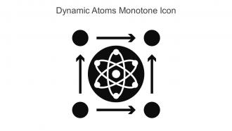 Dynamic Atoms Monotone Icon In Powerpoint Pptx Png And Editable Eps Format