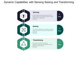 Dynamic Capabilities With Sensing Seizing And Transforming