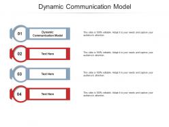 Dynamic communication model ppt powerpoint presentation ideas summary cpb